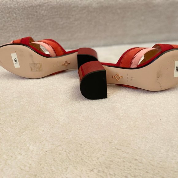 Andrea Gomez Debi mules red & pink-THE color of summer 2023! - Picture 6 of 10